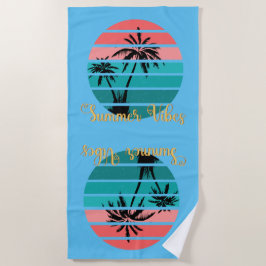 Sommerurlaub Strandtuch