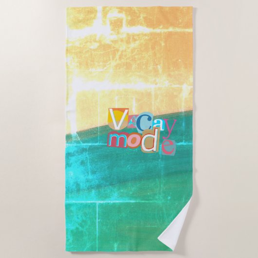 Sommerurlaub Strandtuch (Vorderseite)