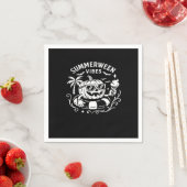 Sommerurlaub Summerween Vibes Pumpkin Pool Floa Serviette (Beispiel)