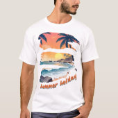 Sommerurlaub T-Shirt (Vorderseite)
