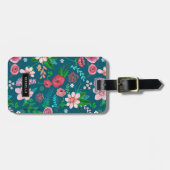 Sommerurlaub | Urlaub der Blume | Gepäckmarke Gepäckanhänger (Vorderseite horizontal)