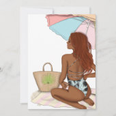 Sommerurlaub Urlaub Geburtstagsparty Einladung (Vorderseite)