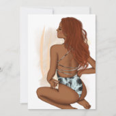 Sommerurlaub Urlaub Geburtstagsparty Einladung (Vorderseite)