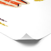 Sommerurlaub Vintag Poster (Ecke)