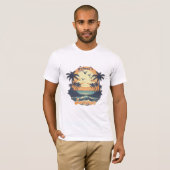 Sommerurlaub Vintager T - Shirt (Vorne ganz)