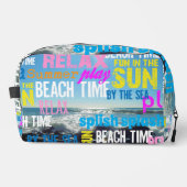 Sommerurlaub Waschbeutel (Vorderseite)