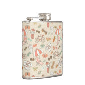 Sommerurlaubsmuster Flachmann (Rechts)