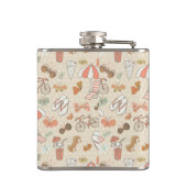 Sommerurlaubsmuster Flachmann (Rückseite)