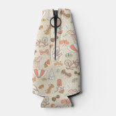 Sommerurlaubsmuster Flaschenkühler (Rückseite)