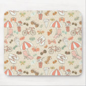 Sommerurlaubsmuster Mousepad (Vorne)