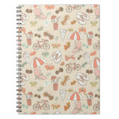 Sommerurlaubsmuster Notizblock (Vorderseite)