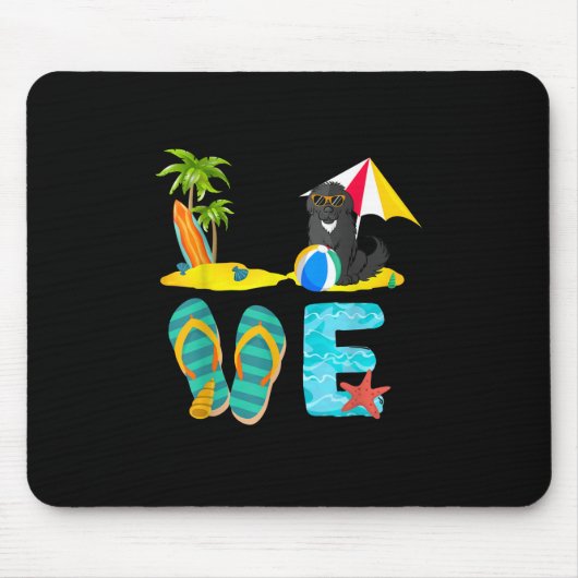 Sommerurlaubsneufundland | LIEBE Mousepad (Vorne)