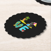 Sommerurlaubsneufundland | LIEBE Untersetzer (angewinkelt)