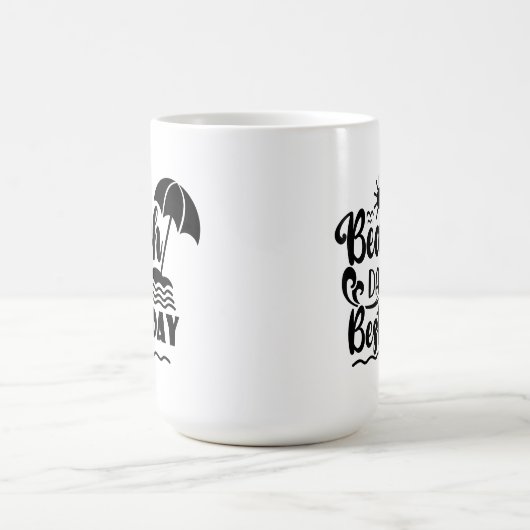 Sommerurlaubsthema Kaffeetasse (Mittel)