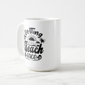 Sommerurlaubsthema Kaffeetasse (Vorderseite Links)