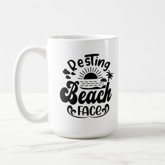 Sommerurlaubsthema Kaffeetasse (Links)