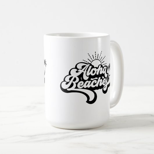 Sommerurlaubsthema Kaffeetasse (VorderseiteRechts)