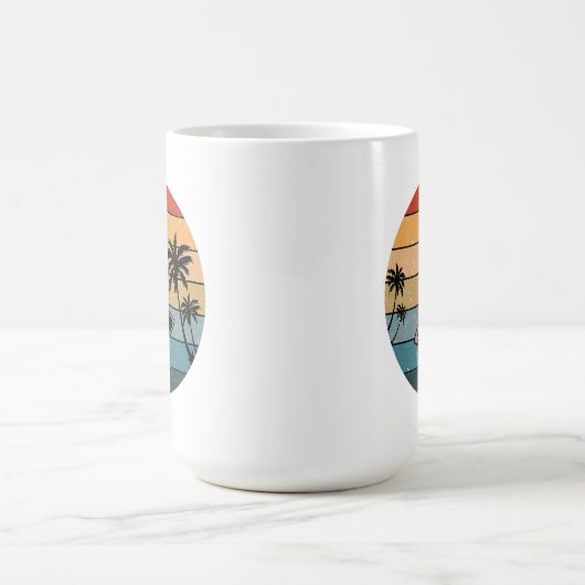 Sommerurlaubsthema Kaffeetasse (Mittel)