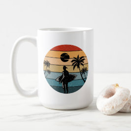 Sommerurlaubsthema Kaffeetasse