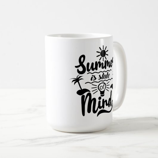 Sommerurlaubsthema Kaffeetasse (VorderseiteRechts)