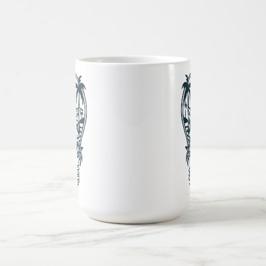 Sommerurlaubsthema Kaffeetasse (Mittel)