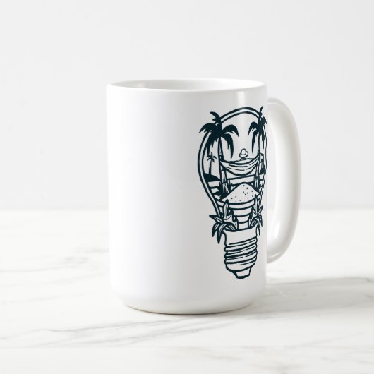 Sommerurlaubsthema Kaffeetasse (VorderseiteRechts)