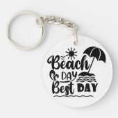 Sommerurlaubsthema Schlüsselanhänger (Vorderseite)