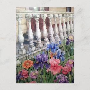 Sommerveranda Postkarte