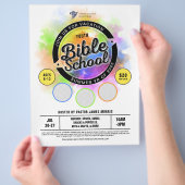 Sommerveranstaltung der Vacation Bible School Chur Flyer (Hand)