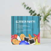 Sommerveranstaltungen Einladung (Stehend Vorderseite)