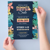 Sommerverkaufsflyer Flyer (Hand)