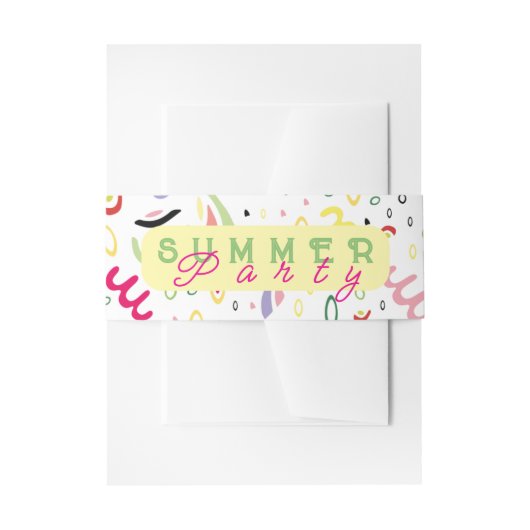 Sommervibe. Einladungsbanderole (Vorderseite Beispiel)