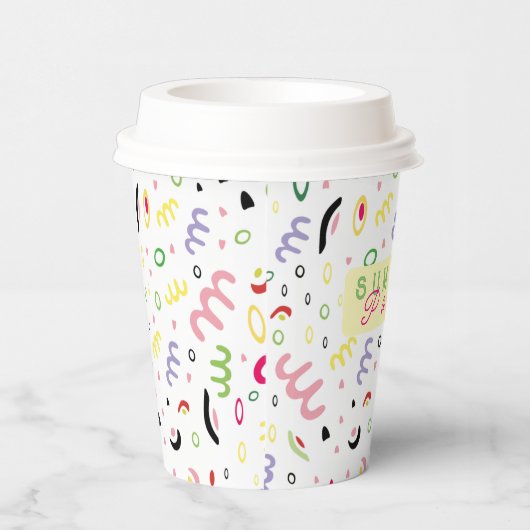 Sommervibe. Pappbecher (Rechts)