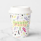 Sommervibe. Pappbecher (Vorderseite)