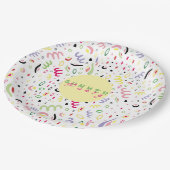 Sommervibe. Pappteller (Schrägansicht)