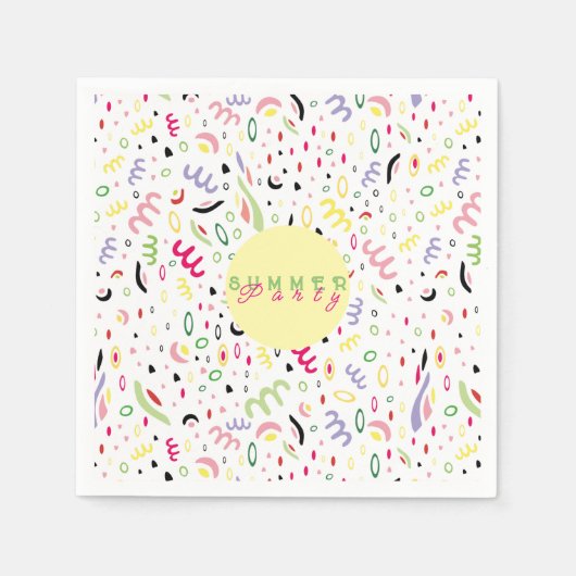 Sommervibe. Serviette (Vorderseite)