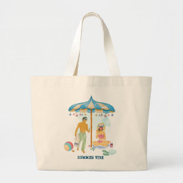 SOMMERVIBE TOTE BAG JUMBO STOFFBEUTEL