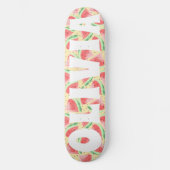 Sommervibe Wassermelone Custom Skateboard (Vorderseite)