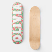 Sommervibe Wassermelone Custom Skateboard (Vorderseite)