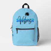 Sommervibes Bedruckter Rucksack (Vorderseite)