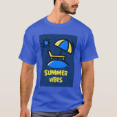 SOMMERVIBES:D GENIESSEN SIE EIN SPASS SOMMER SHIRT (Vorderseite)