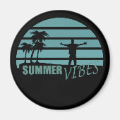 Sommervibes Familienurlaub Magnet (Vorne)