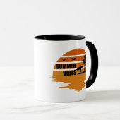 Sommervibes Familienurlaub Tasse (VorderseiteRechts)