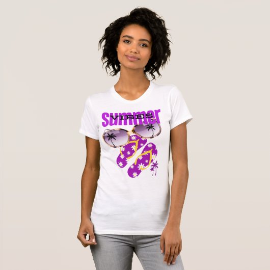 Sommervibes für Frau T-Shirt (Vorne ganz)