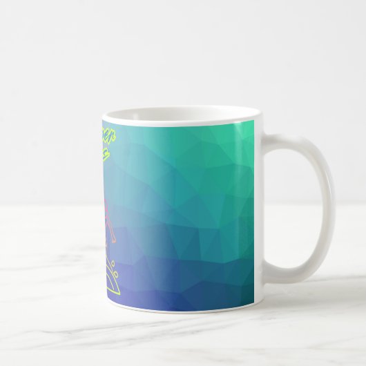 Sommervibes Junge surfen Kaffeetasse (Rechts)