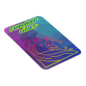 Sommervibes Junge surfen Magnet (Rechte Seite)