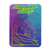 Sommervibes Junge surfen Magnet (Vertikal)