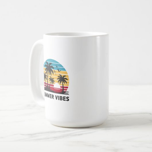 Sommervibes Kaffeetasse (Vorderseite Links)