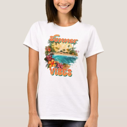 Sommervibes T-Shirt (Vorderseite)