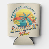 Sommervibes - Tropische Flucht Dosenkühler (Vorderseite)
